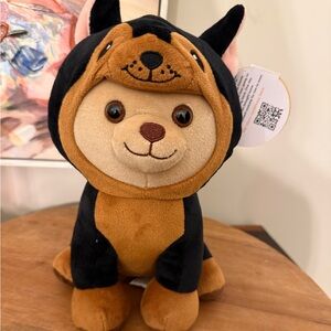 Disguisimals 14" Plush Braves Bear In A German Shepard Suit NWT